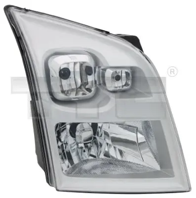 Far stanga (H4, electric, cu motoras, fundal cromat) FORD TRANSIT, TRANSIT TOURNEO 2006-2014