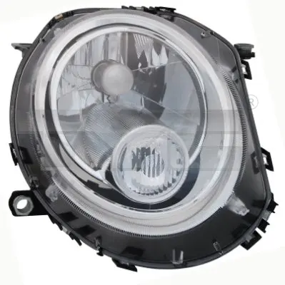 Far stanga (H4, electric, cu motoras, fundal cromat) MINI (R56), (R57), (R58), (R59), CLUBMAN (R55), CLUBVAN (R55)