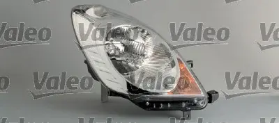Far stanga (H4, electric, cu motoras, fundal portocaliu) NISSAN NOTE 2006-2013