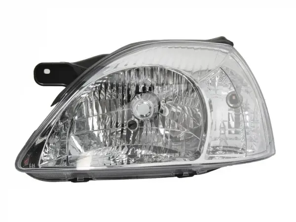 Far stanga (H4, electric, cu motoras, fundal transparent) KIA RIO 2000-2005