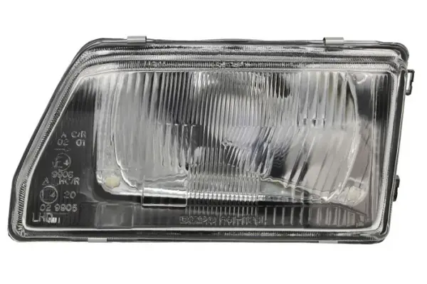 Far Stanga (H4, electric, fara motoras, culoare insert: negru) potrivit FIAT CINQUECENTO