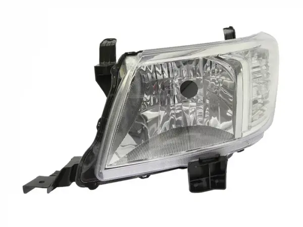 Far stanga (H4, electric, fundal argintiu, fundal transparent) TOYOTA HILUX 2004-2015