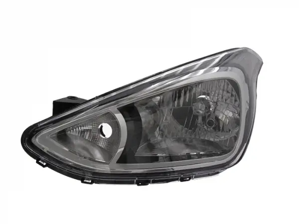 Far stanga (H4, electric, fundal argintiu, Semnalizator argintiu) HYUNDAI I10 dupa 2013