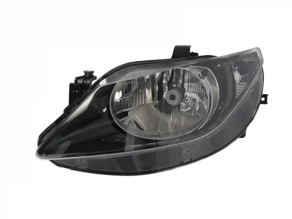 Far stanga (H4, electric, fundal negru) SEAT IBIZA 2008-2012