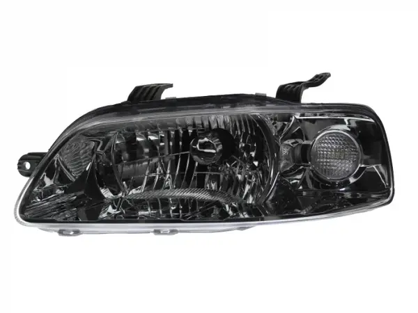 Far Stanga (H4, electric, manual, fara motoras, culoare insert: argintiu, culoare semnalizator: transparent) potrivit CHEVROLET AVEO KALOS; DAEWOO KALOS