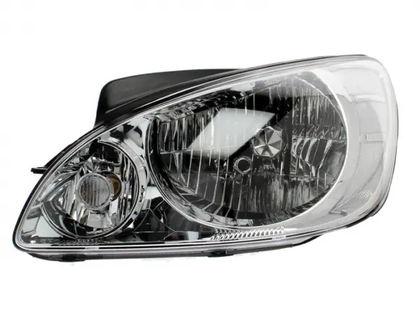 Far stanga (H4, manual, fundal cromat, fundal galben) HYUNDAI GETZ 2005-2009