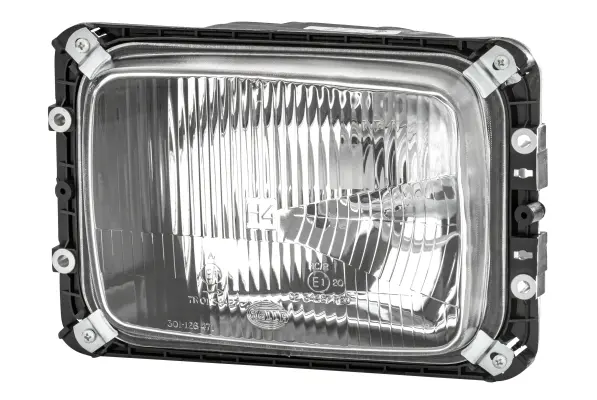 Far Stanga (H4 T4W, halogen, functii aditionale: lumina faza lungaLampi de pozitie, faza scurta, culoare interior: argintiu) potrivit MERCEDES LK LN2, T2 LN1 01.84-12.98