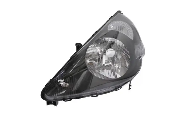 Far Stanga (H4 W5W WY21W, electric, fara motoras, culoare insert: negru, culoare semnalizator: alb) potrivit HONDA JAZZ II -07.08
