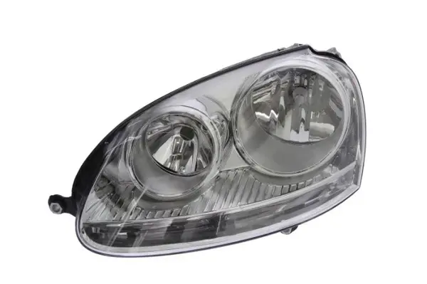 Far stanga (H7, reglaj electric, cu motoras, fundal cromat) VW GOLF, JETTA 2003-2010