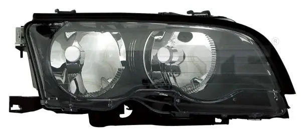 Far stanga (H7, reglaj electric, cu motoras, fundal negru) BMW Seria 3 (E46)