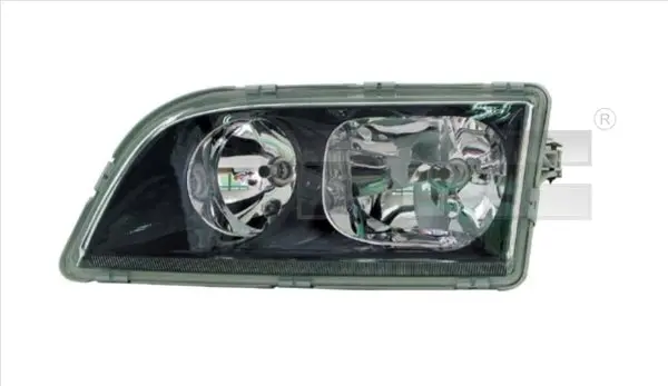 Far stanga (H7, reglaj electric, fundal negru) VOLVO S40, V40 2000-2004