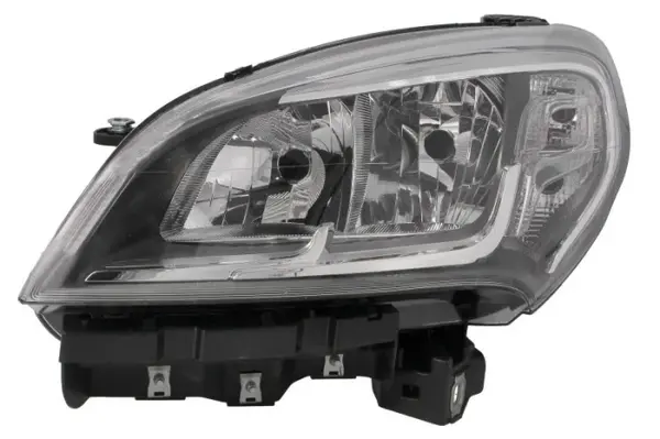 Far Stanga (H7 W21W WY21W, electric, cu motor, culoare insert: cromat) potrivit FIAT DOBLO CARGO