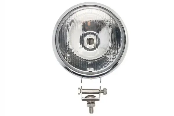 Far universal stanga dreapta (faza lunga, H3, 12 24V, diametru 160mm, transparent, metal, crom)