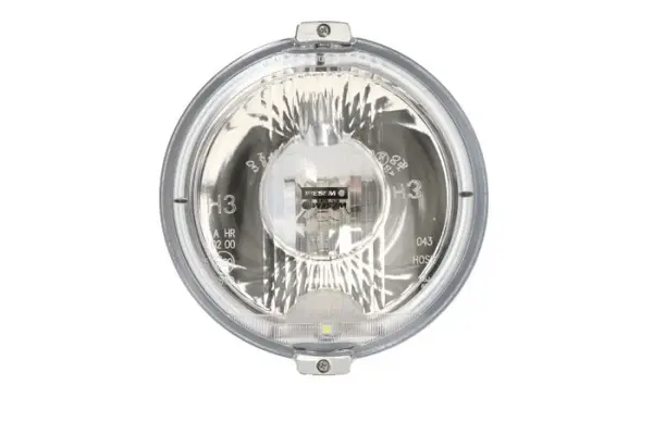 Far universal stanga dreapta (faza lunga, H3 LED, 24V, diametru 183mm, alb, plastic, crom, lumini pozitie, lungime cablu: 150mm)