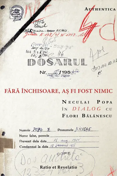 Fără închisoare, aș fi fost nimic. Neculai Popa în dialog cu Flori Bălănescu