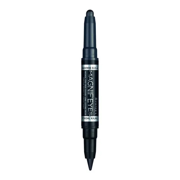Fard de pleoape & Tus carioca Rimmel London Magnif'eyes Double 001 Back To Blacks, 1.6 g Engros