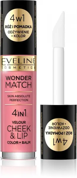 Fard lichid pentru obraj si buze 4in1Wonder Match N03, 4.5ml, Eveline Cosmetics