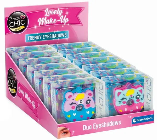Farduri de pleoape pentru copii Clementoni Crazy Chic - Donut, Duo, sortiment