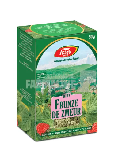 Fares Ceai zmeur frunze 50 g
