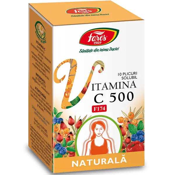 Fares Vitamina C 500 F174 10 plicuri