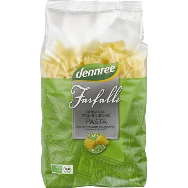 Farfale din grau dur, eco - 500 g