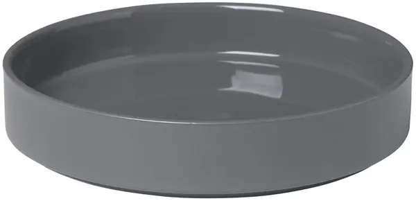Farfurie adâncă Blomus - Pilar, 20 cm, 680 ml, gri