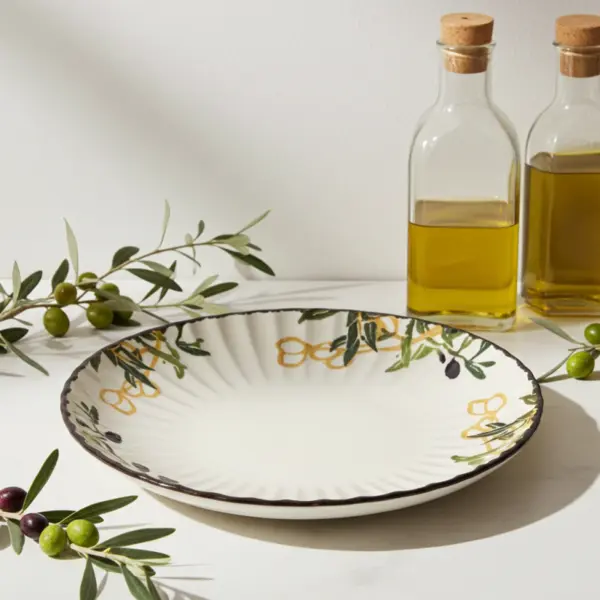 Farfurie adâncă Morello - Olive, 21.5 cm