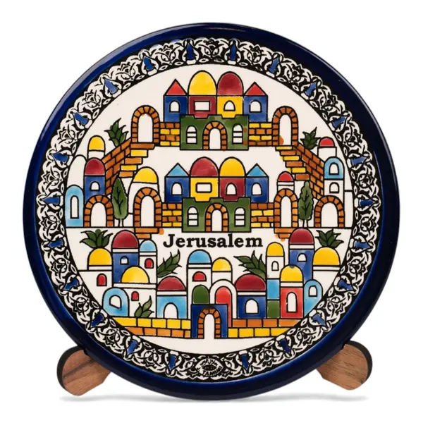 Farfurie ceramică din Ierusalim - Model 2 - Default Title