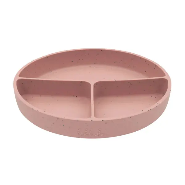 Farfurie cu compartimente Kikka Boo Platinum Silicone Blush 600 ml 6 luni+