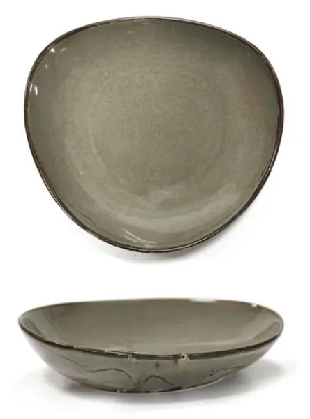 Farfurie de porțelan Horecano - Antique Grey, 21 cm