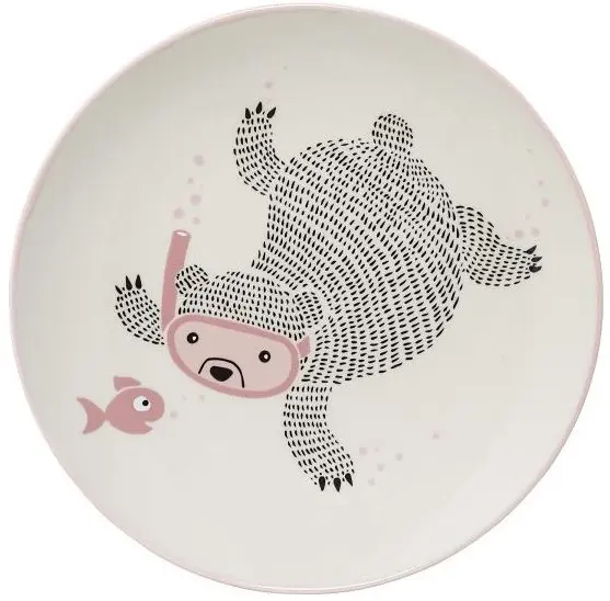 Farfurie din ceramica Bloomingville Ellie - Ursuletul care se scufunda
