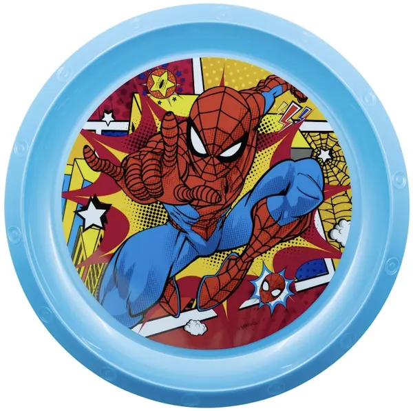 Farfurie din polipropilenă Stor - Spiderman Midnight Flyer