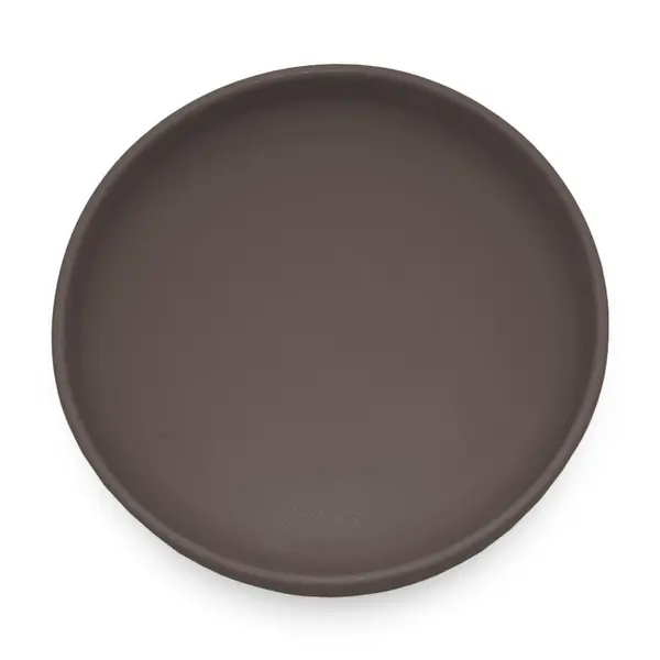 Farfurie din silicon PetiteMars Bitter Cocoa Maro TakeMatch, cu ventuza, fara BPA, 6 luni+, 400 ml