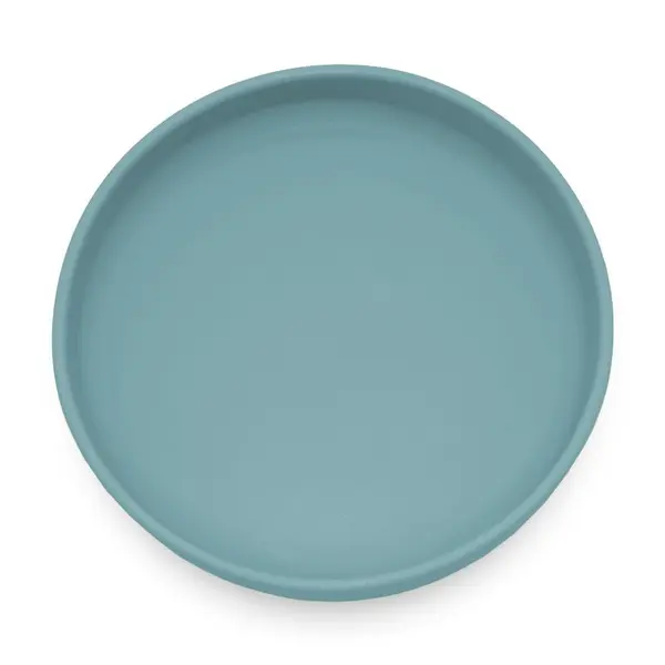 Farfurie din silicon PetiteMars Frosted Sky Albastru TakeMatch, cu ventuza, fara BPA, 6 luni+, 400 ml