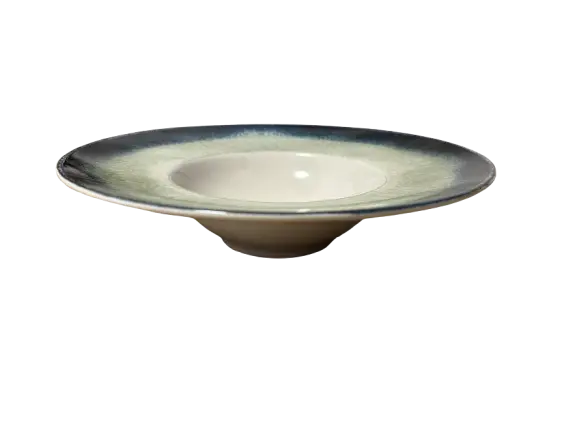 Farfurie pentru paste tip bol, ceramica, model Lago, 27 cm