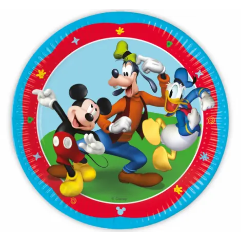 Farfurii petrecere mickey rock the house 23 cm Procos PR93822