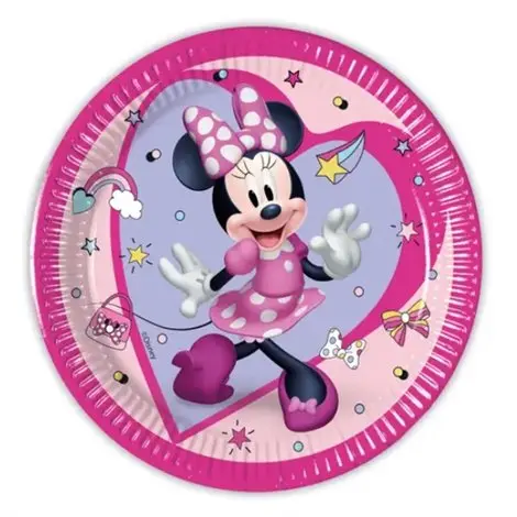 Farfurii petrecere minnie mouse junior 20 cm