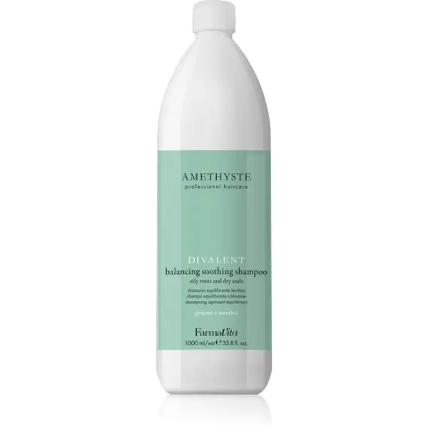 FarmaVita Amethyste Advance Divalent sampon cu efect calmant pentru varfuri deteriorate 1000 ml