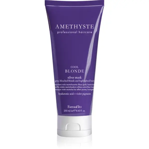 FarmaVita Amethyste Cool Blonde masca hidratanta pentru nuante inchise de blond 250 ml