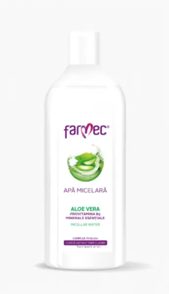 Farmec apa micelara cu aloe vera, provitamina B5, minerale esentiale (6280) X 400ml