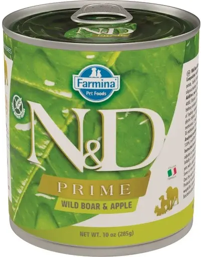 FARMINA N&D Dog Prime mistreț & măr 285 gr
