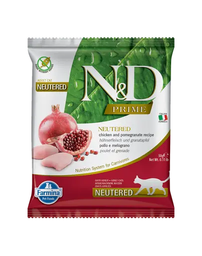 FARMINA N&D Prime Cat Chicken & Pomegranate Neutered 50 g