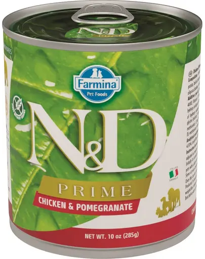 FARMINA N&D Prime - Hrană umedă cu pui și rodie 285 g