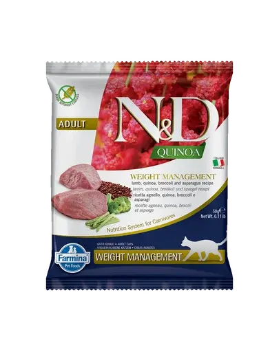 FARMINA N&D Quinoa Cat weight managment miel și broccoli 50 g