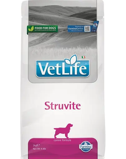 FARMINA Vet Life Dog Struvite 2 kg Hrana pentru caini cu urolitiaza struvită