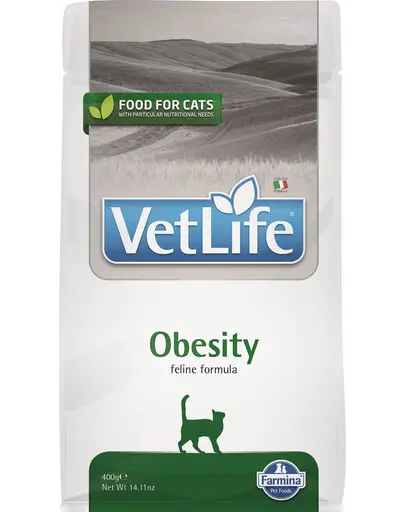 FARMINA Vet Life Obesity Cat 400g hrana dietetica pisici pentru reducerea greutatii corporale excesive