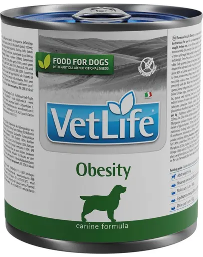 FARMINA VetLife Natural Diet Dog Obesity Conserva hrana umeda caini supraponderali 300 g