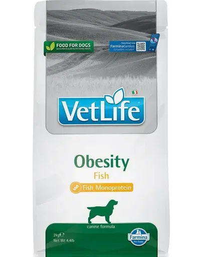 FARMINA VetLife Obesity Fish Hrana uscata caini supraponderabili, cu peste 2 kg