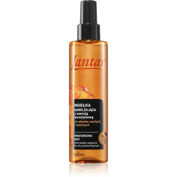 Farmona Jantar Amber Essence bruma de corp hidratanta pentru păr uscat și deteriorat 200 ml