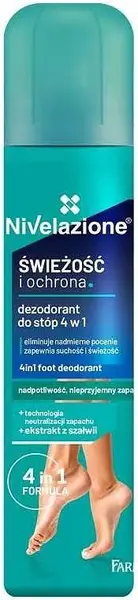 Farmona Nivelazione Spray deodorant antifungic și antiperspirant 4 în 1, 180 ml